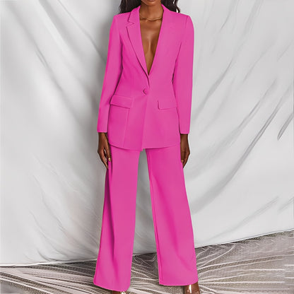Darcey - Set de sacou și pantaloni formal casual pentru femei