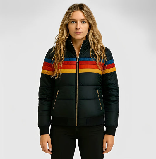 Hesterr - Mantou pentru dame cu glugă din blană