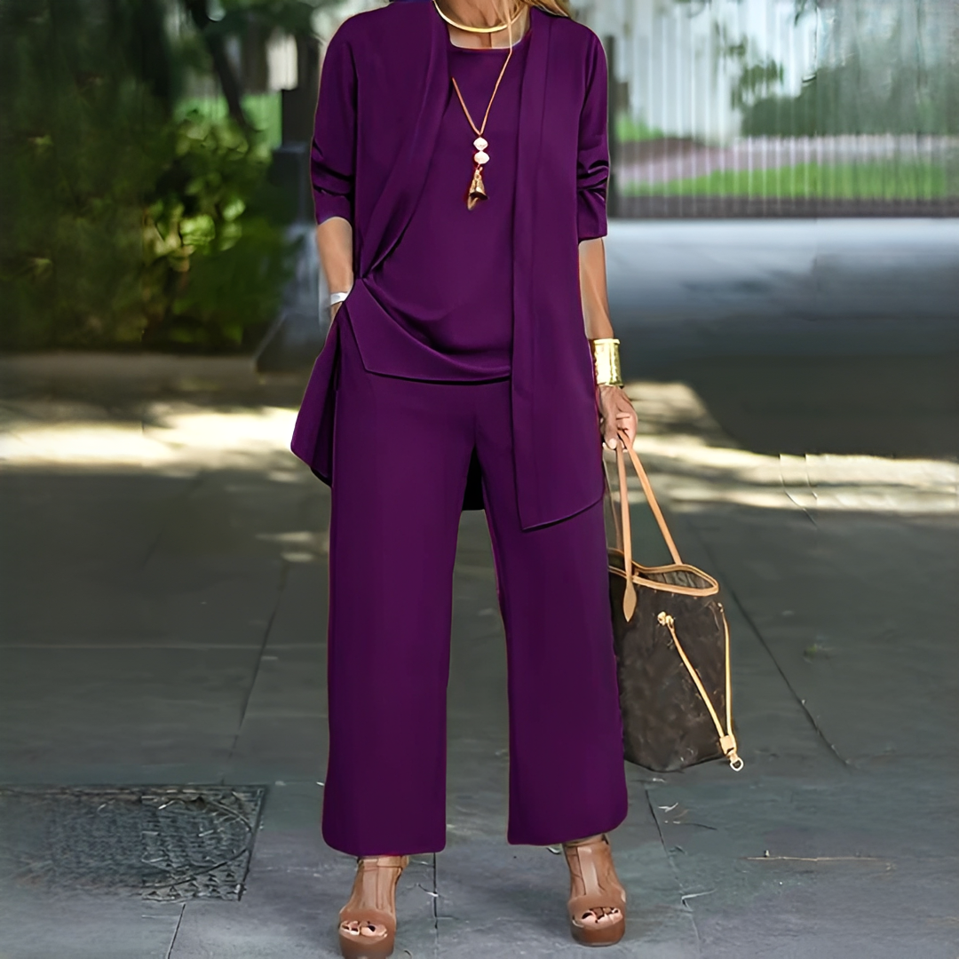 Aurella - Set elegant de trei piese pentru femei