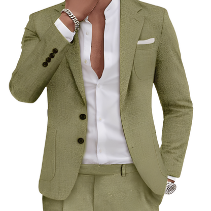 Clinton - Costum Elegant cu Buzunare pentru Bărbați