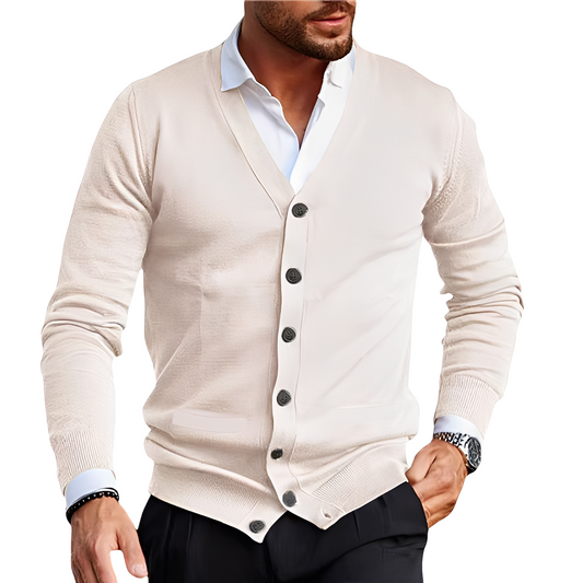 Bradley - Cardigan casual, simplu pentru bărbați