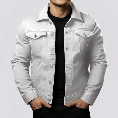 Maxwell - Geacă retro din denim gros pentru bărbați