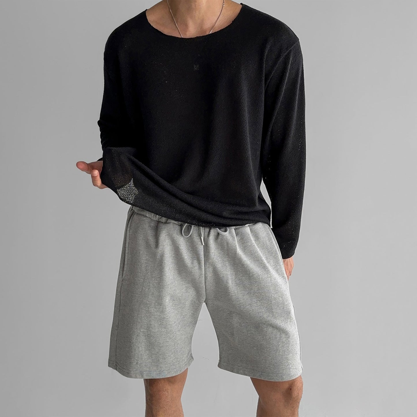Carter - Cămașă Tricotată Casual cu Mâneci Lungi pentru Bărbați