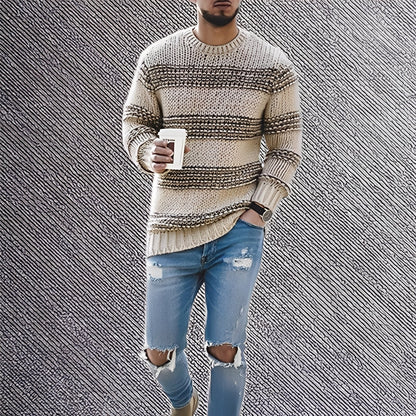 Kenzo - Pulover bărbătesc cu dungi catifelate