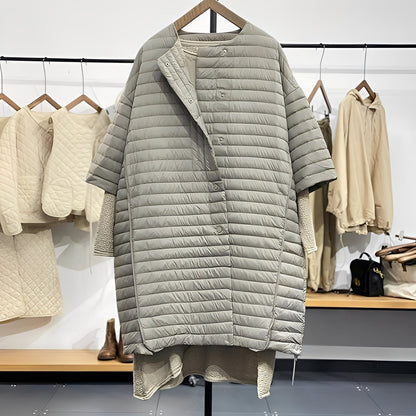 Gladys - Manta casuală mărime mare cu nasturi pentru femei