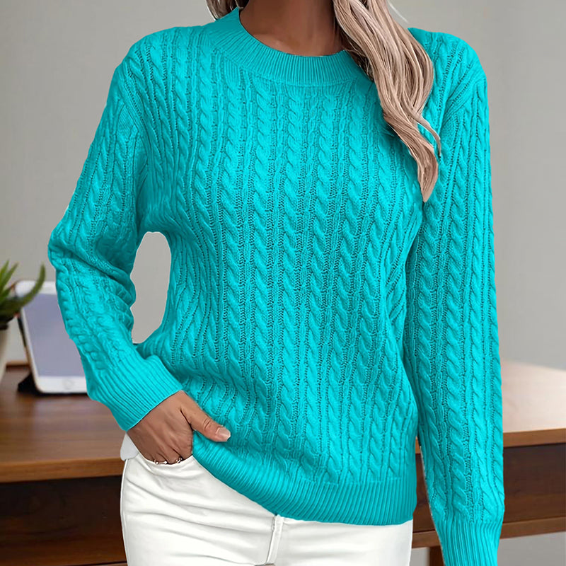 Adamina - Pulover elegant cu textură pentru femei