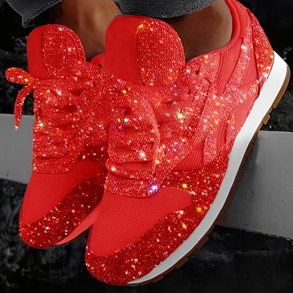 Kaycee - Sclipitor, casual Muffin-pantofi sport pentru femei