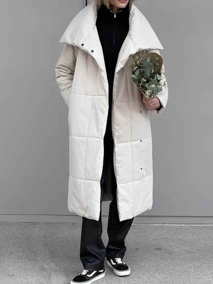 Adaline - Geacă lungă, călduroasă și matlasată pentru femei