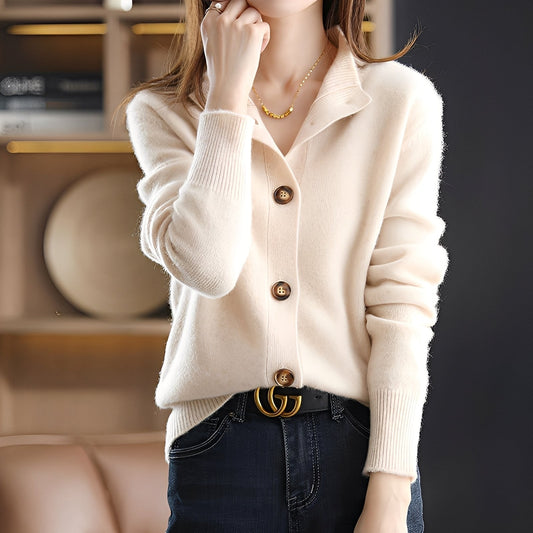 Michelle - Cardigan elegant, ușor tricotat pentru femei