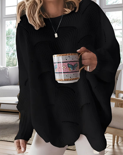 Kassandra - Pulover stilat, cu decupaj, pentru femei