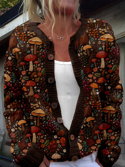 Kandace - Cardigan elegant cu flori pentru femei
