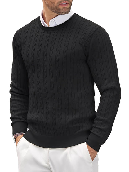 Romilly - Tricou tricotat strâmt și lejer pentru bărbați