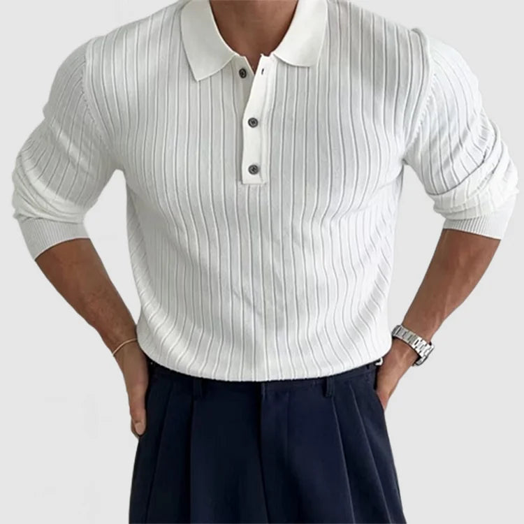 Blaine – Tricou Polo cu Mâneca Lungă Bărbați