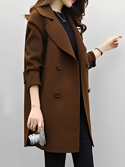 Nichole - Trenchcoat dublu elegant pentru femei