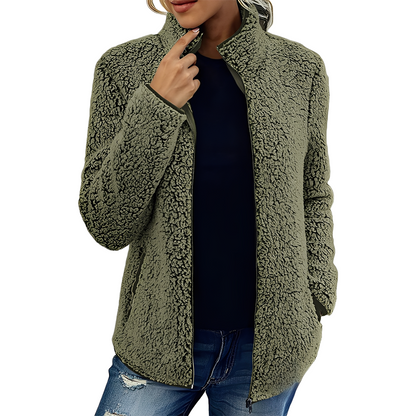Larissa - Jachetă fleece elegantă și călduroasă pentru femei