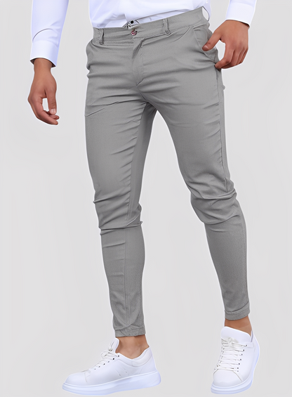 Reynard - Pantaloni pentru bărbați, skinny, formali și flexibili