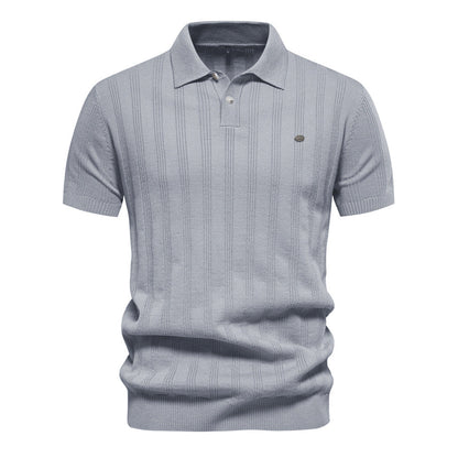 Bruce - Tricou polo lejer cu mâneci scurte pentru bărbați
