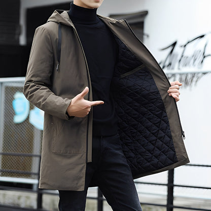 Derren - Jachetă de bărbați casual cu glugă