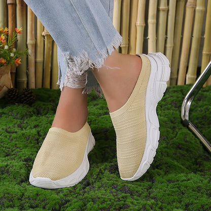 Malani - Adidași moderni slip-on cu toc pentru femei