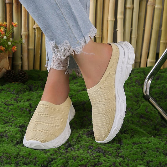 Malani - Adidași moderni slip-on cu toc pentru femei