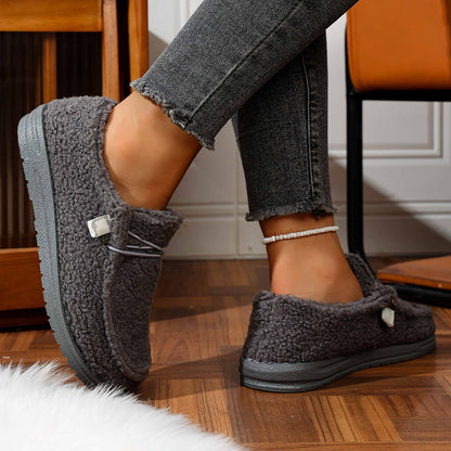 Mellony - Pantofi plați Teddy eleganți pentru femei
