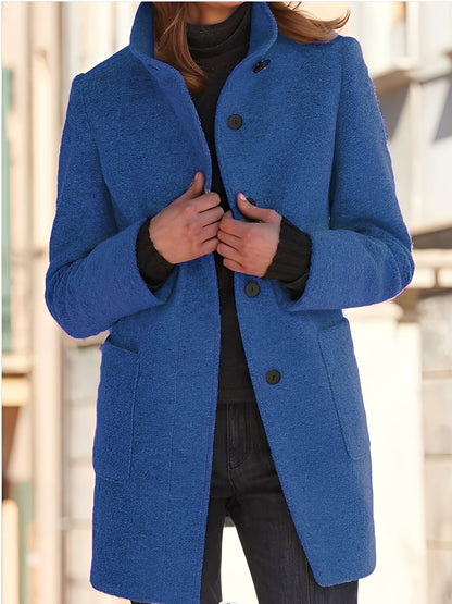 Julissa - Pelerină de iarnă călduroasă pentru femei, cu buzunar