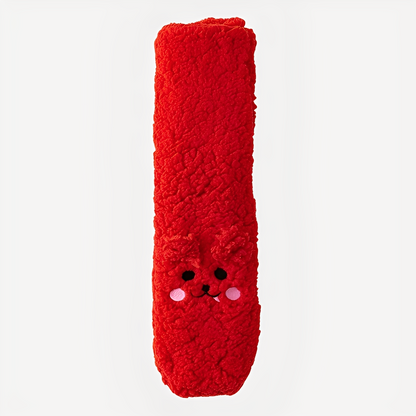 Judith - Șosete sofisticate de iarnă din catifea pentru femei