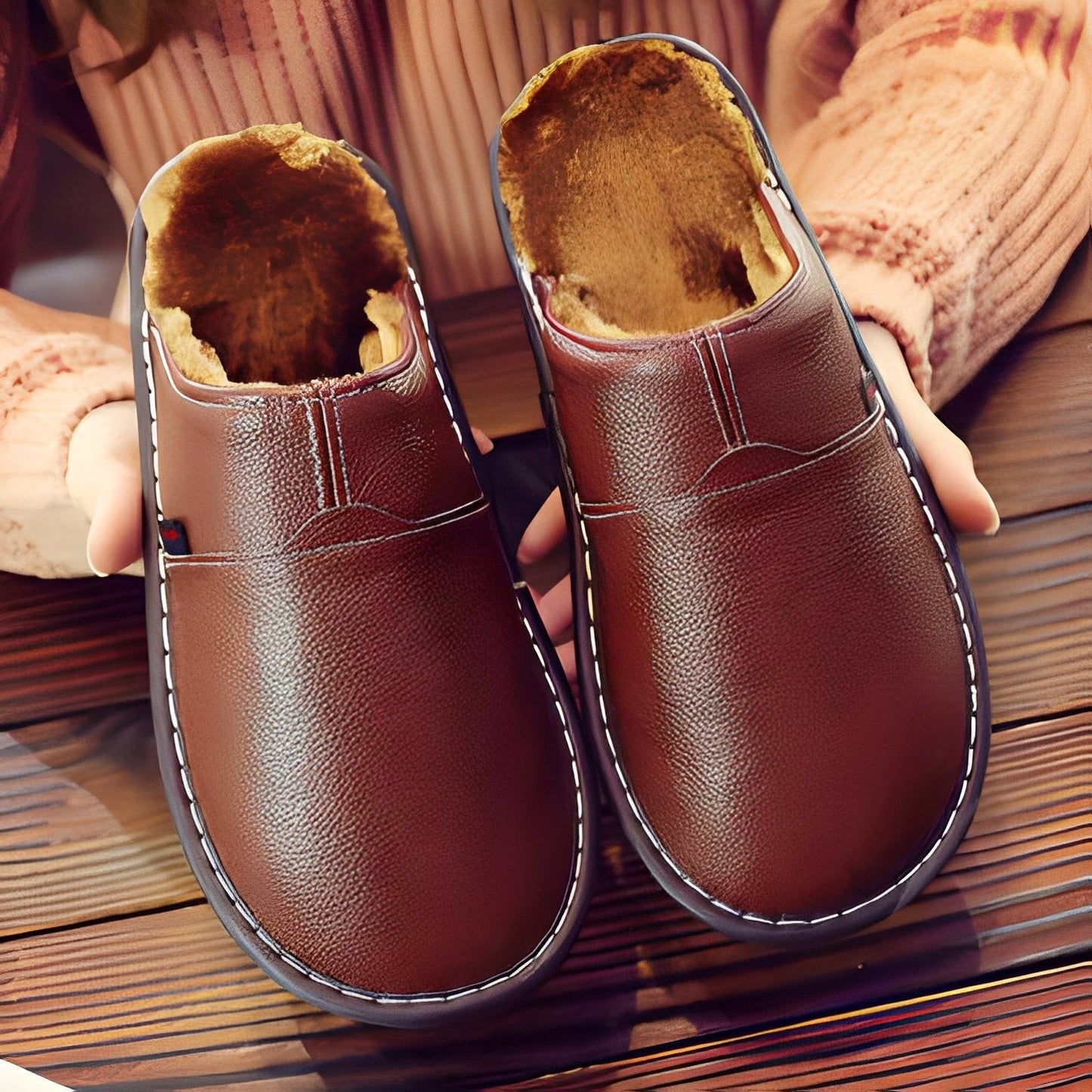 Xavier - Papuci bărbați comozi din bumbac