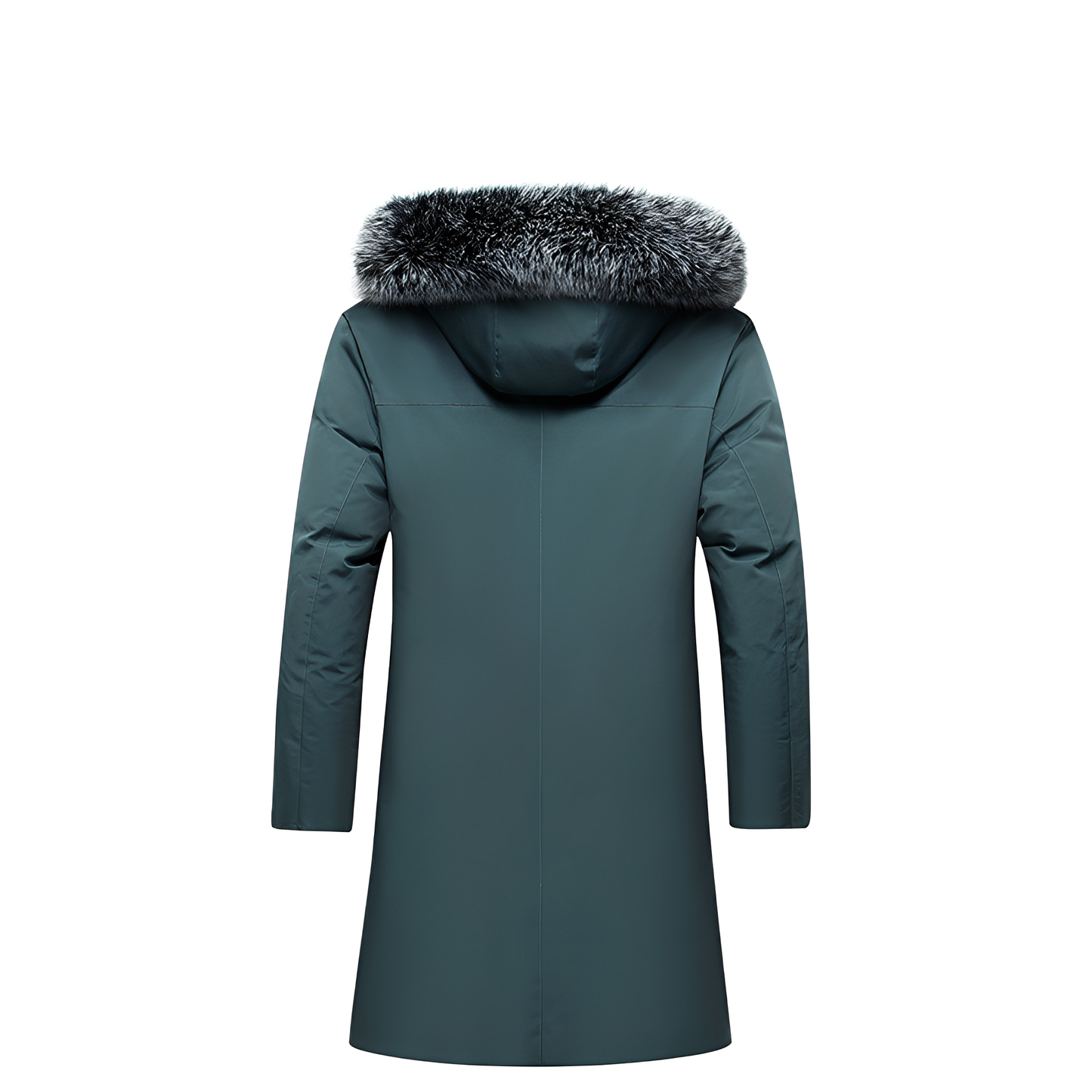 Crosby - Geacă de puf pentru bărbați cu glugă de blană