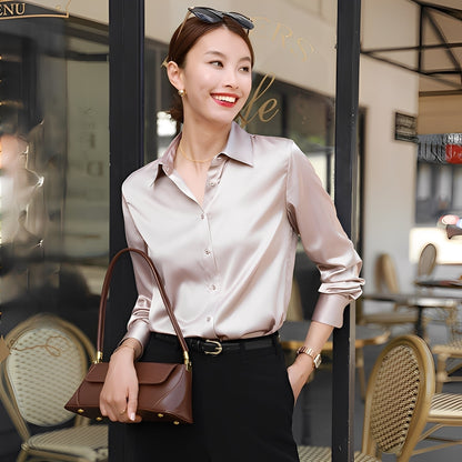 Mauricette - Bluze elegante cu mâneci lungi pentru femei