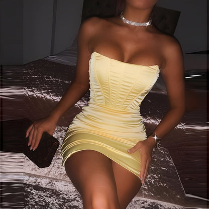 Isobelle - Rochie mini elegantă cu corset pentru femei