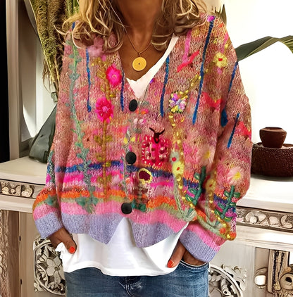 Daphné - Pulover confortabil și colorat pentru femei