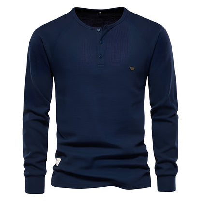 Joachim - Cămașă pentru bărbați cu mâneci lungi din material texturat