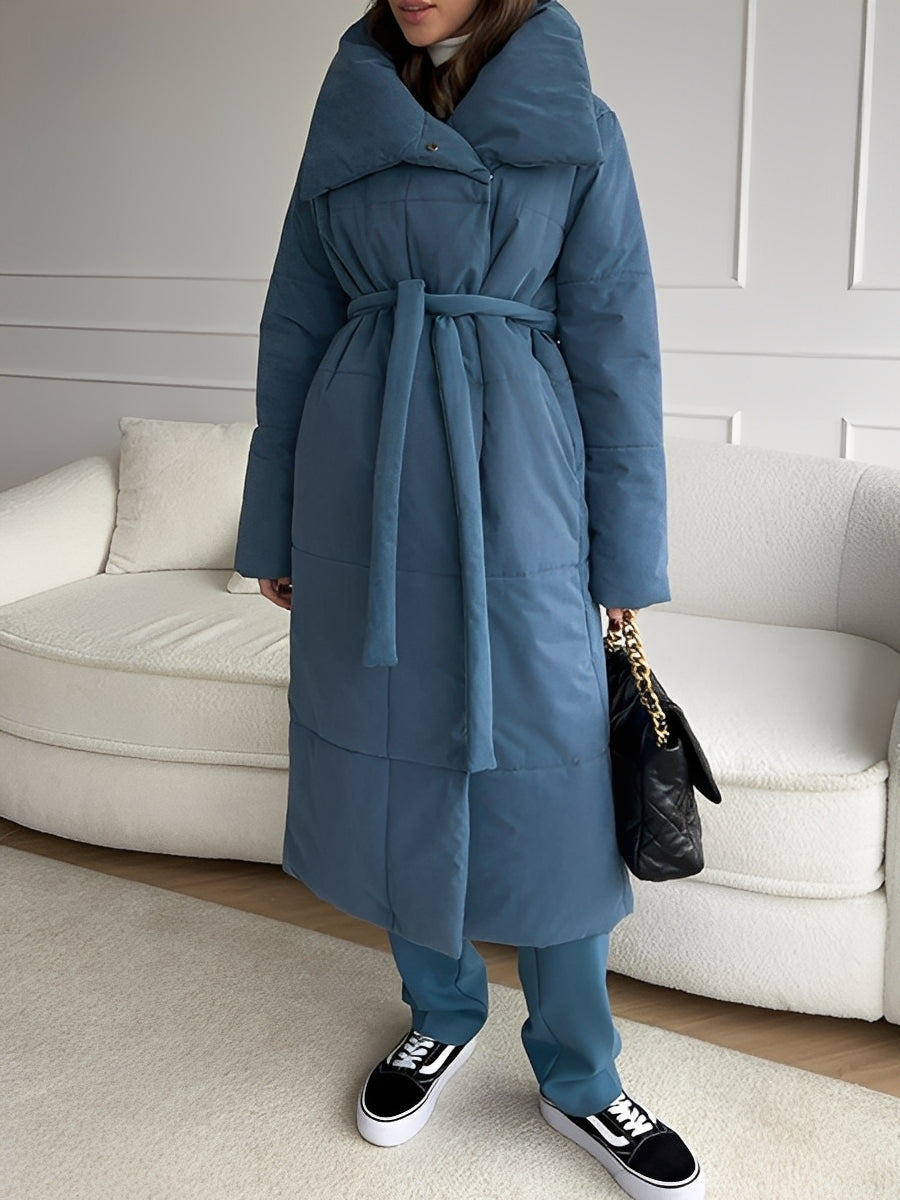 Adaline - Geacă lungă, călduroasă și matlasată pentru femei