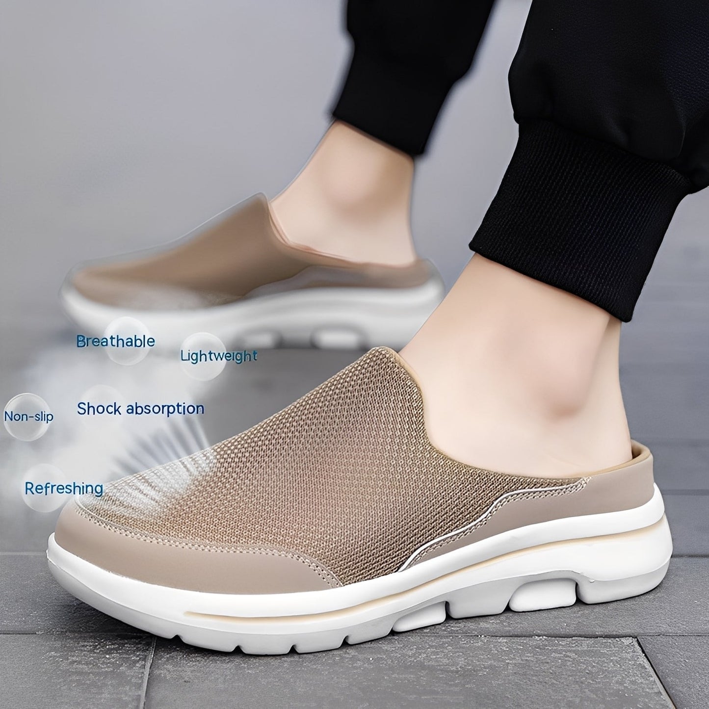 Harrison - Pantofi cu intrare facilă și talpă moale