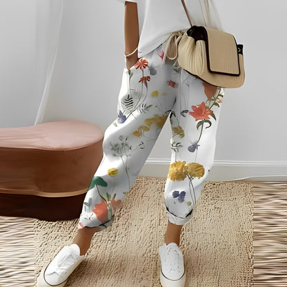 Jacintă - Pantalon comod cu cordon reglabil pentru femei