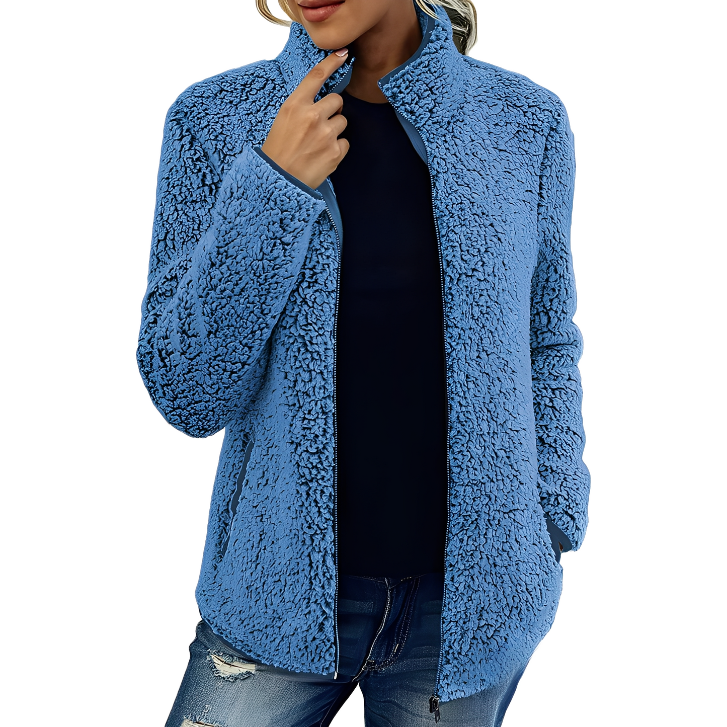 Larissa - Jachetă fleece elegantă și călduroasă pentru femei
