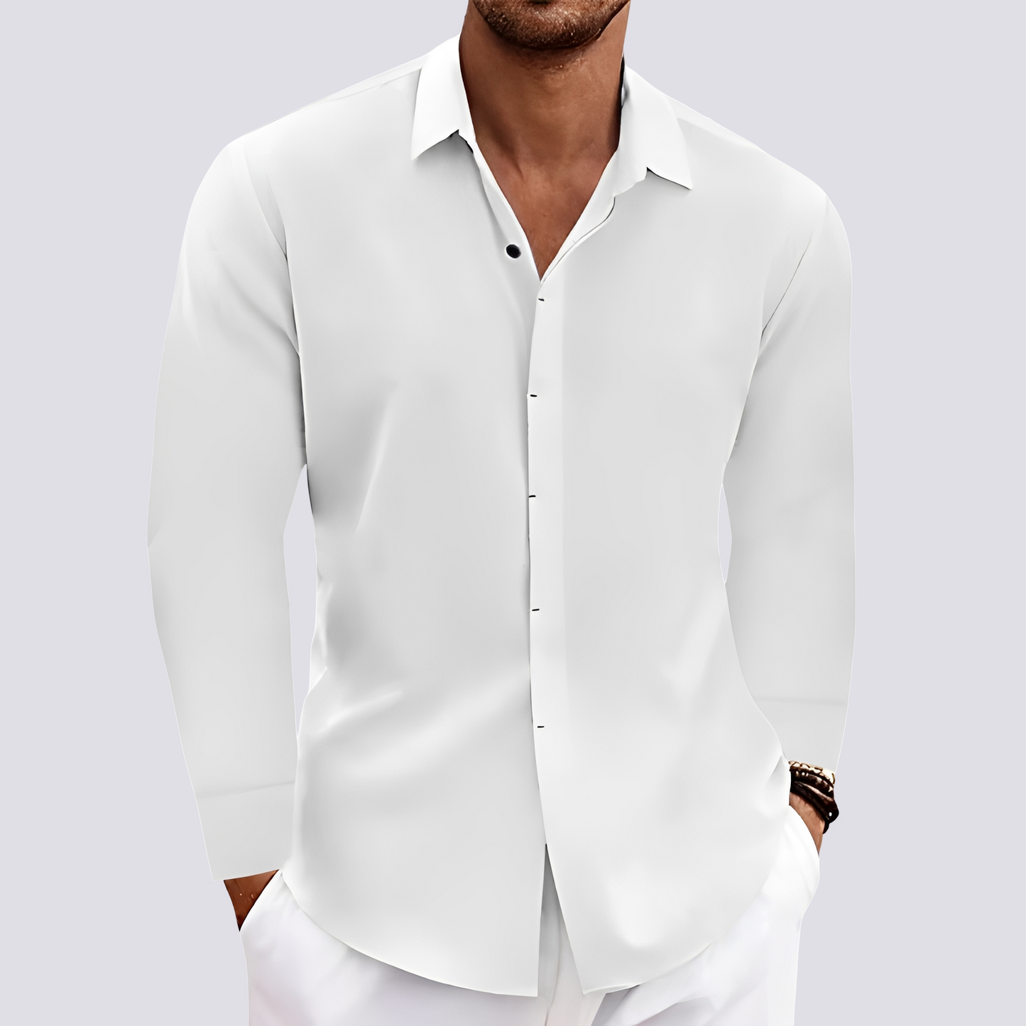 Joseph - Cămașă casual pentru bărbați cu mâneci lungi