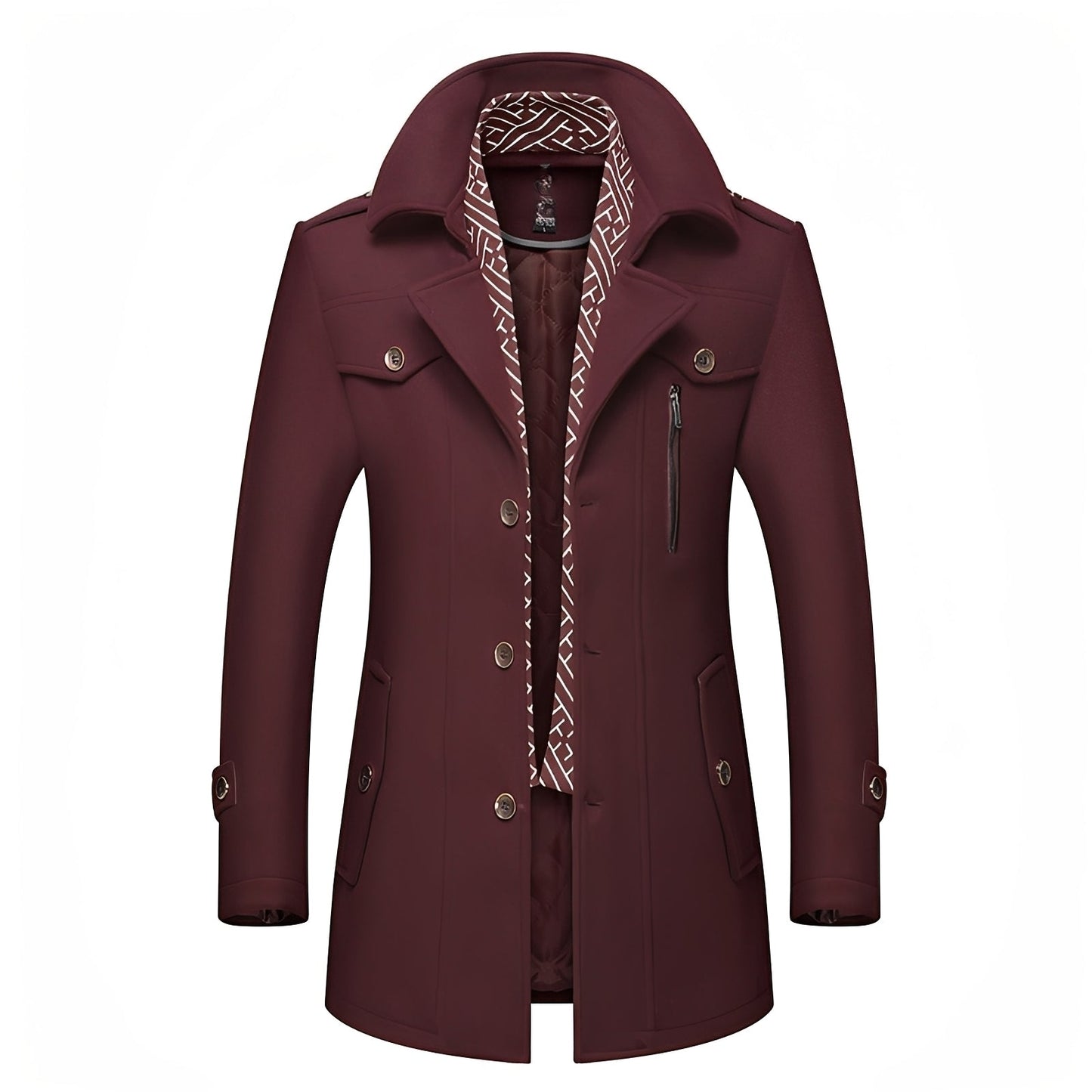 Ronny - Pardesiu vintage cu mai multe buzunare pentru bărbați