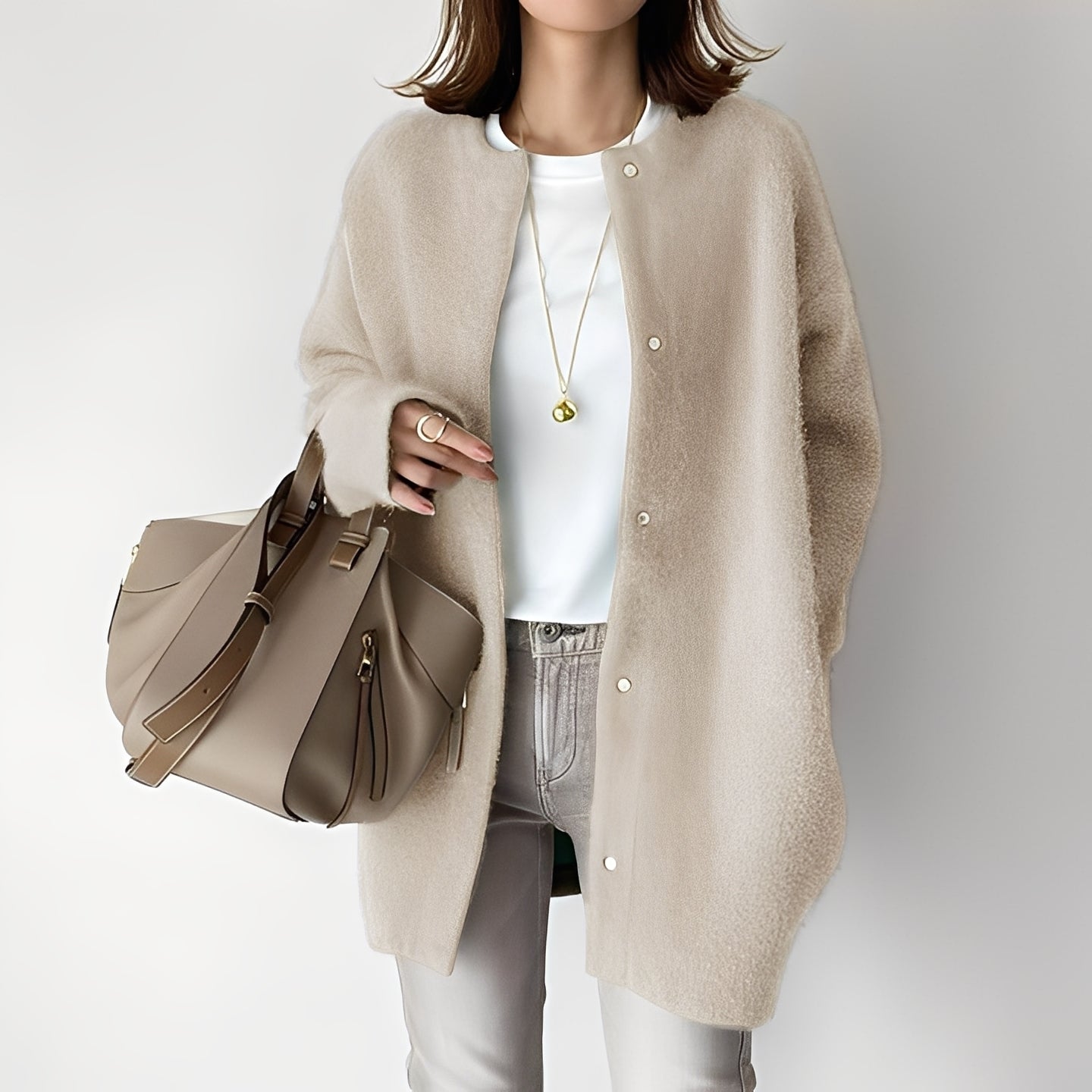 Lucille - Cardigan de iarnă elegant și călduros pentru femei