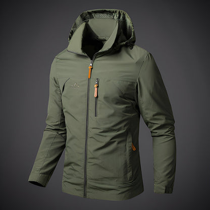 Finnegan - Jachetă ușoară de exterior cu glugă pentru bărbați