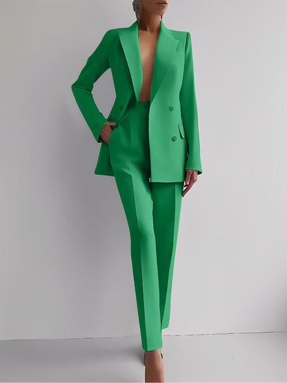Nydia - Set formal de sacou și pantaloni slim-fit pentru femei