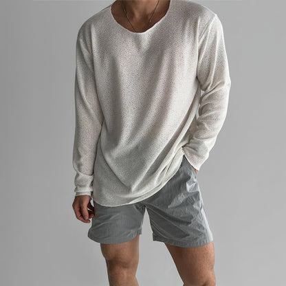 Carter - Cămașă Tricotată Casual cu Mâneci Lungi pentru Bărbați