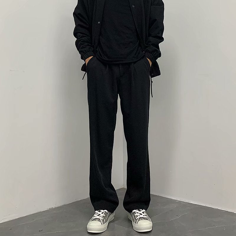 Caleb - Pantaloni eleganți, comozi, drepți pentru bărbați