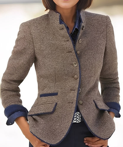 Kaelyn - Jachetă modernă de damă cu buzunare