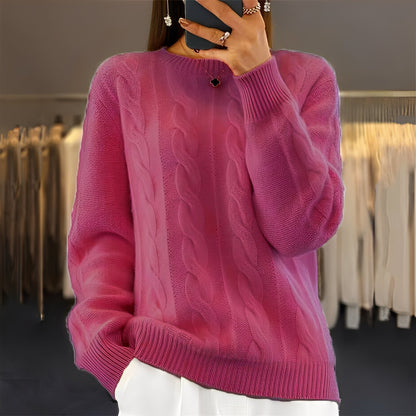 Leanne - Stil clasic de pulover tricotat pentru femei