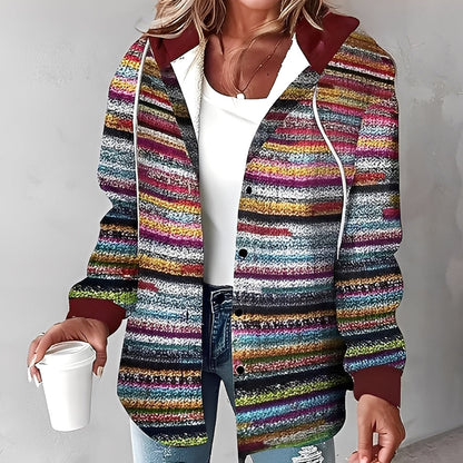 Briana - Jachetă comodă și lejeră cu glugă pentru femei