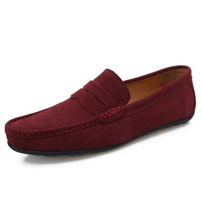 Gibson - Pantofi loafer retro din piele întoarsă pentru bărbați