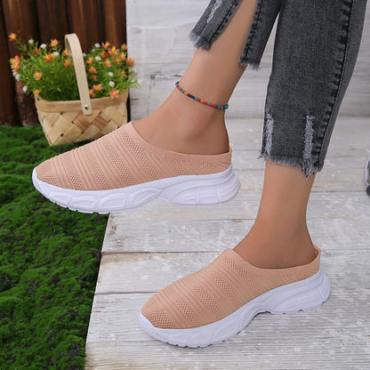 Malani - Adidași moderni slip-on cu toc pentru femei