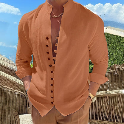 Dexter - Cămașă casual cu mâneci lungi, croială lejeră pentru bărbați